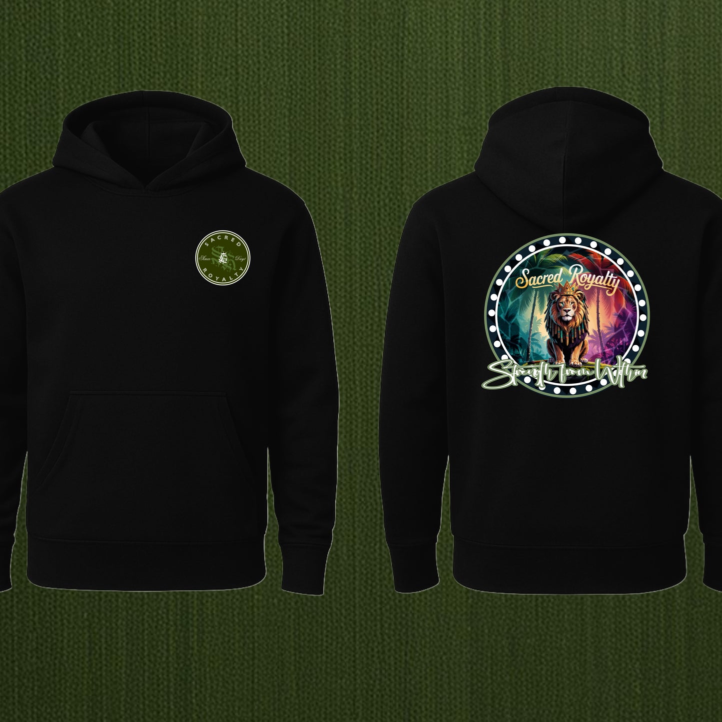 Sacred Royalty Black hoodie