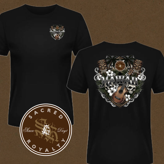 Hawaii Design (Brown on Black)