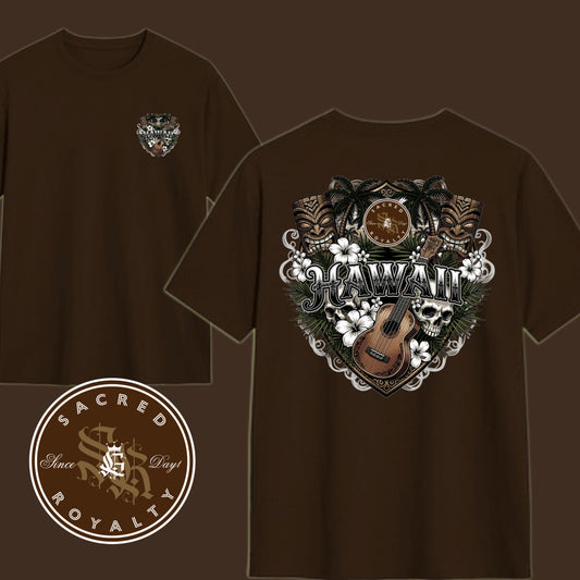 Hawaii Design (Brown on Black)